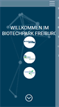 Mobile Screenshot of biotechpark.de